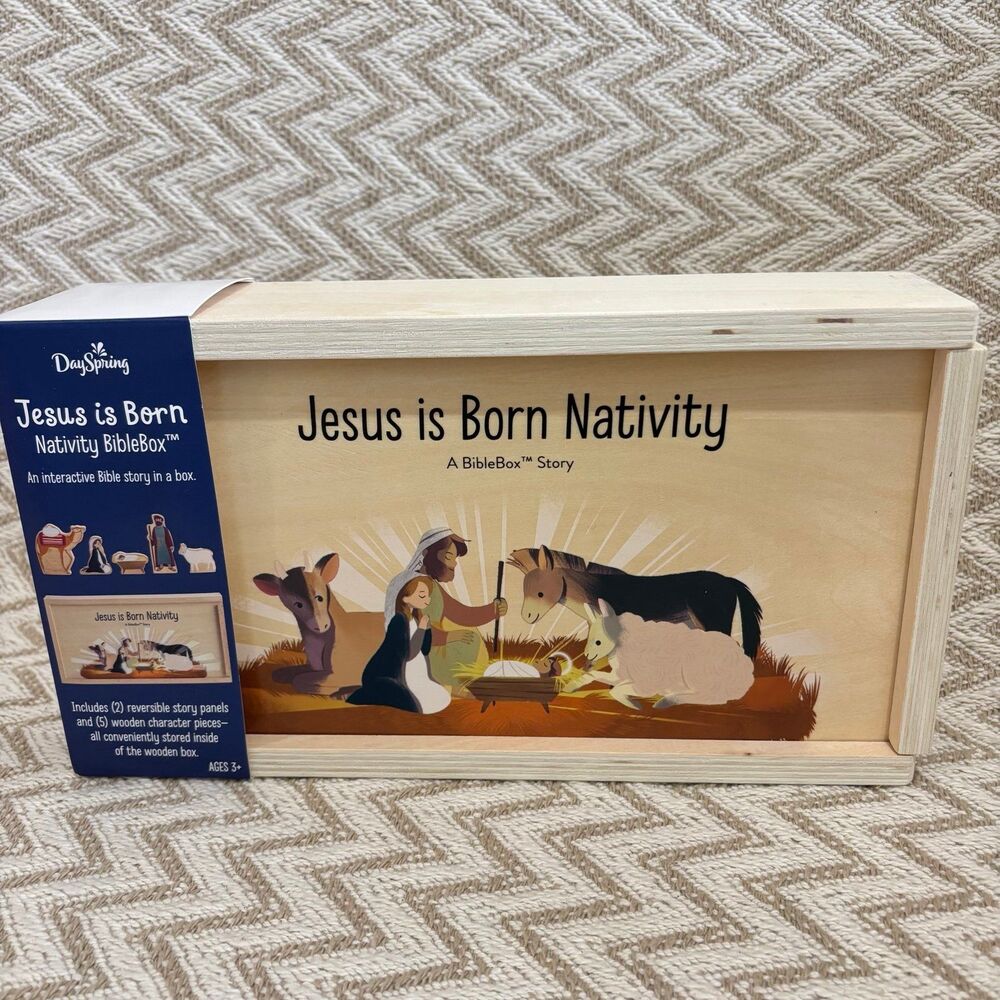 DaySpring Jesus is Born BibleBox Interactive Nativity Christmas Story NEW